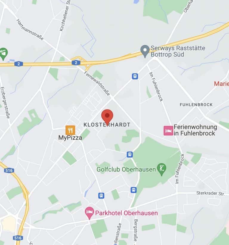 Schlüsseldienst Oberhausen Klosterhardt